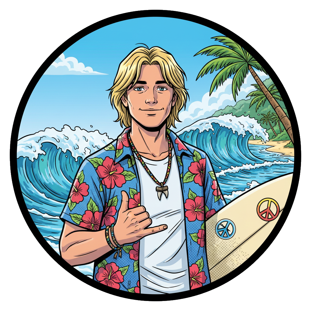 The Chill Surfer Dude